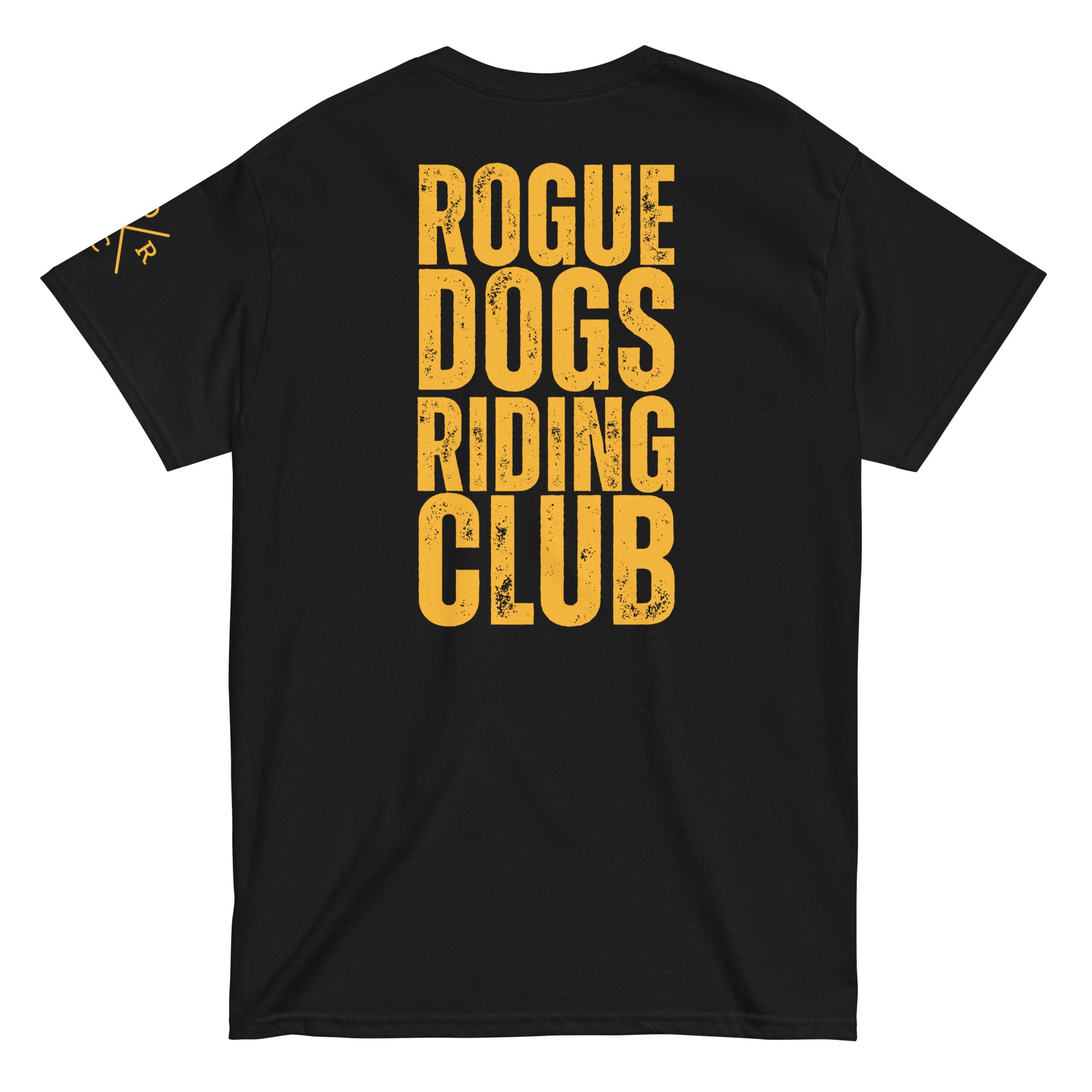 RDRC Heavy Grunge Block Tee (Black & Gold) - Image 3