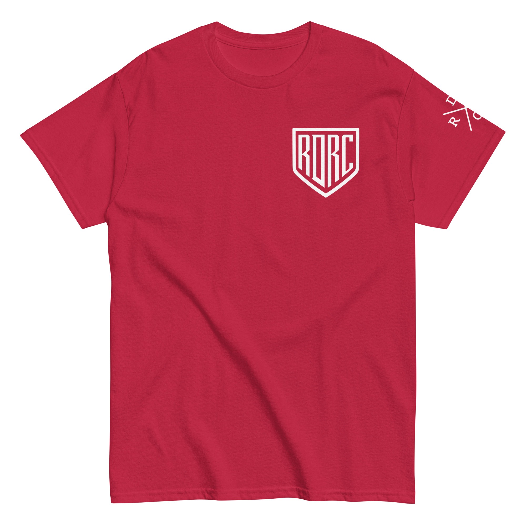 RDRC Heavy Grunge Block Tee (Red & White)