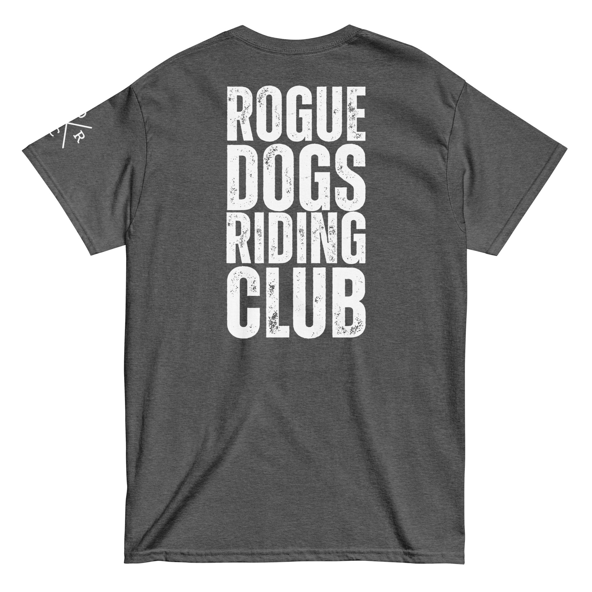 RDRC Heavy Grunge Block Tee (Dark Gray & White) - Image 3