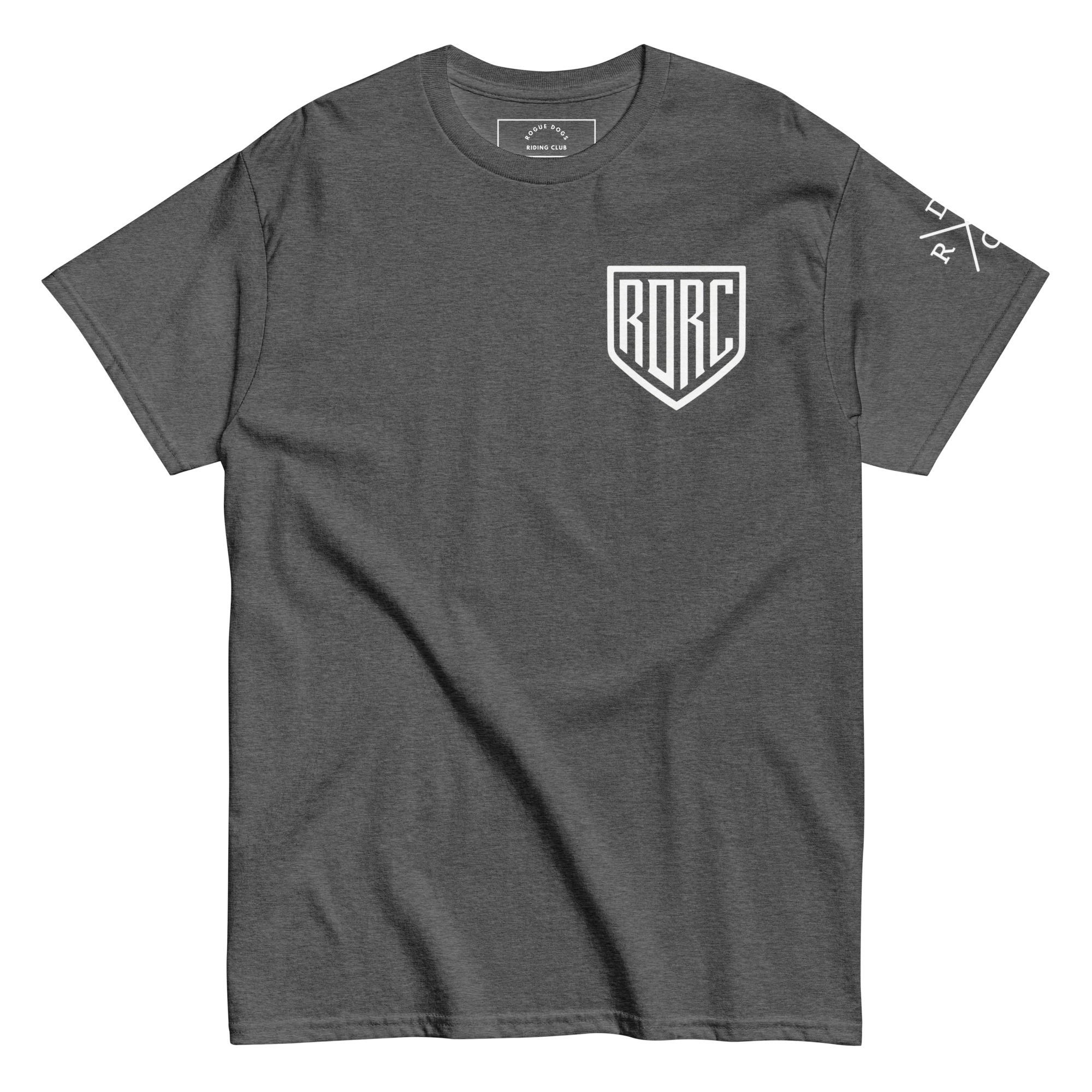 RDRC Heavy Grunge Block Tee (Dark Gray & White)