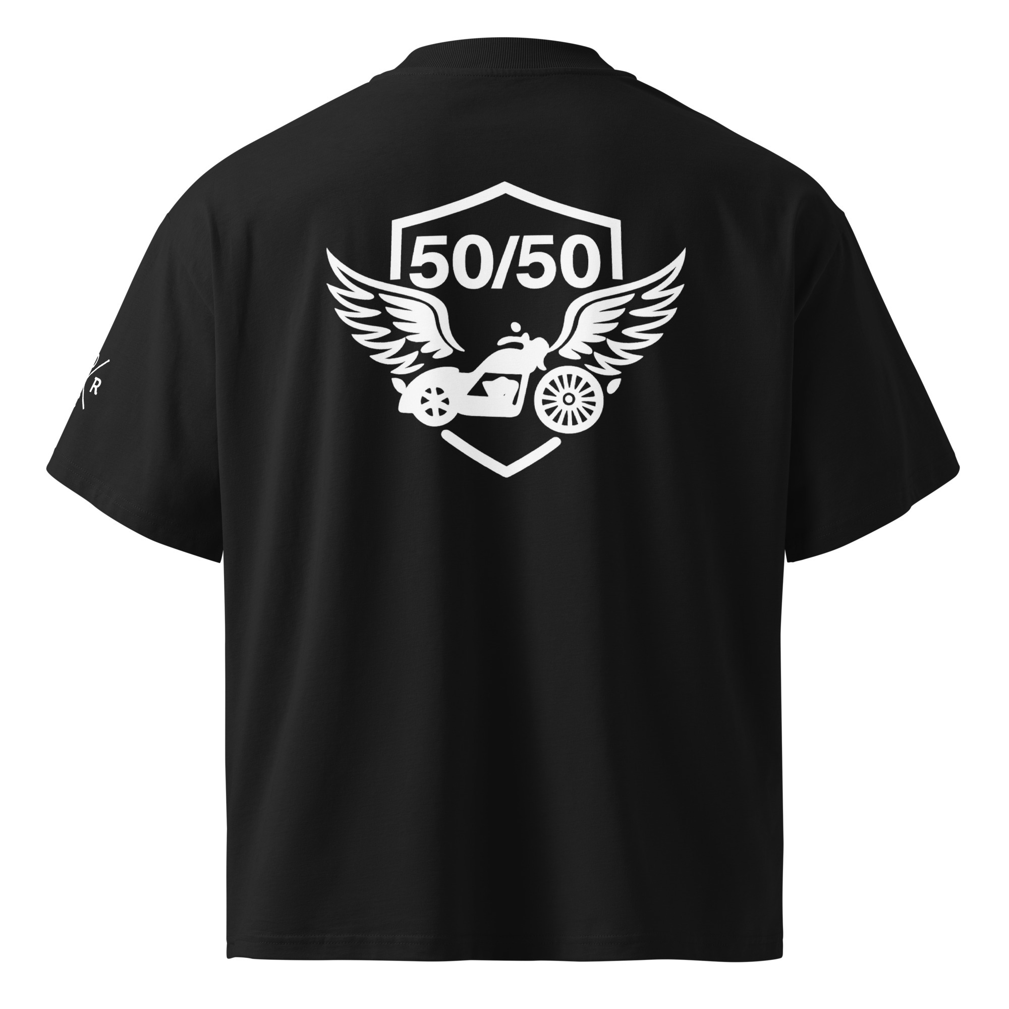 RDRC X 50/50 Tee (Black & White) - Image 3
