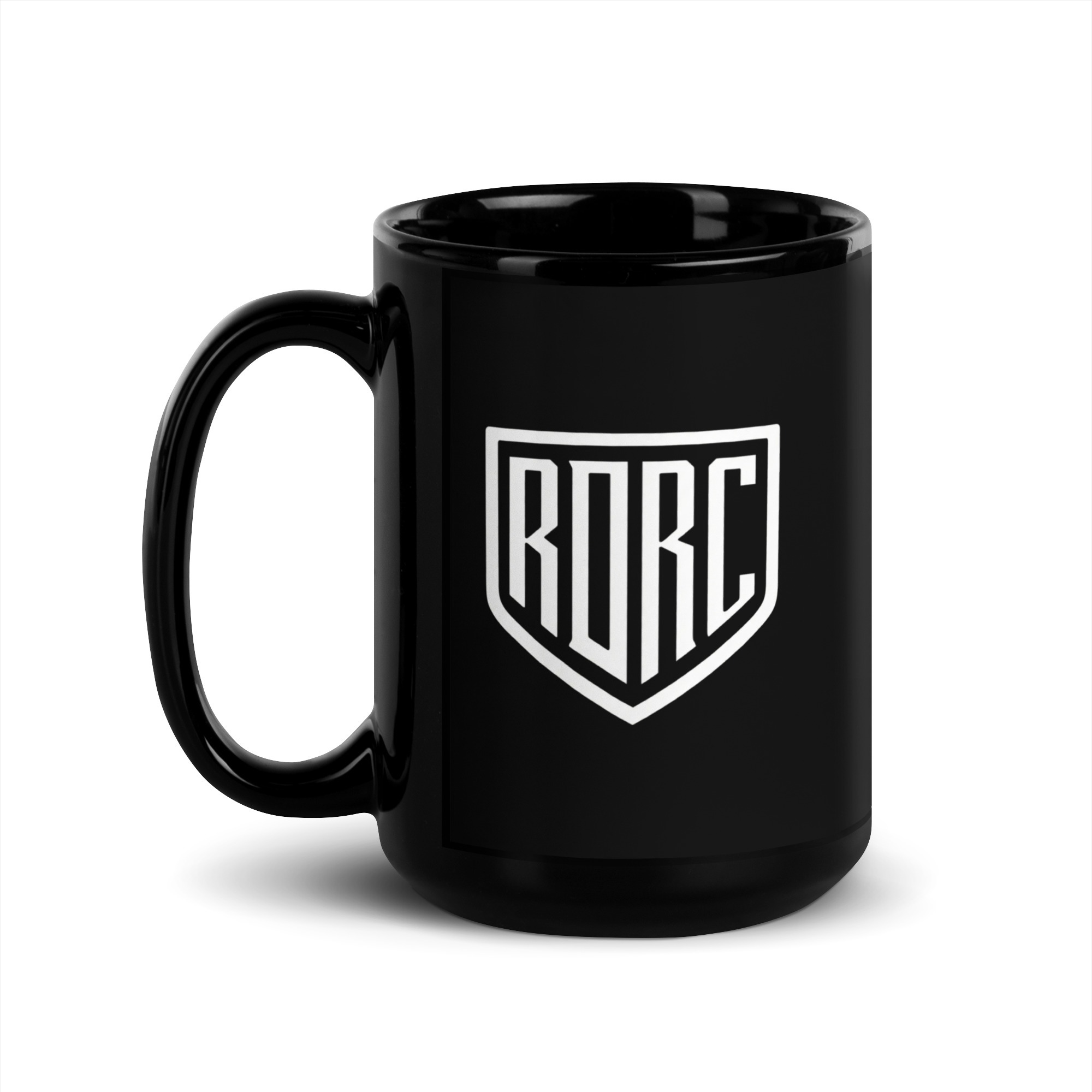 RDRC Black Glossy Mug